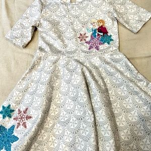 Girls frozen dress size 7/8